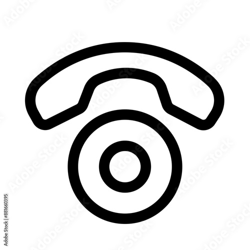 old telephone line icons, perfect for website and mobile apps ui projects photo