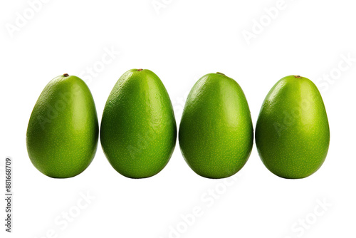 Wallpaper Mural A Lush Parade of Emerald Mangos on White or PNG Transparent Background. Torontodigital.ca