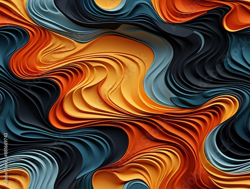 Abstract wavy texture with ...