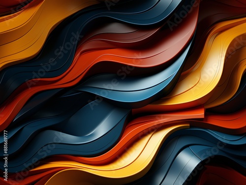 Abstract wavy texture with ...