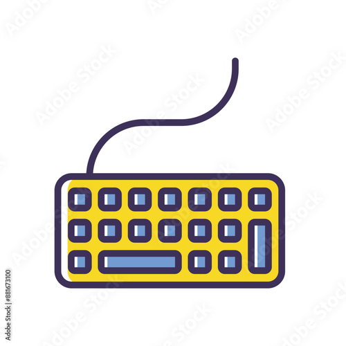 Keyboard vector icon