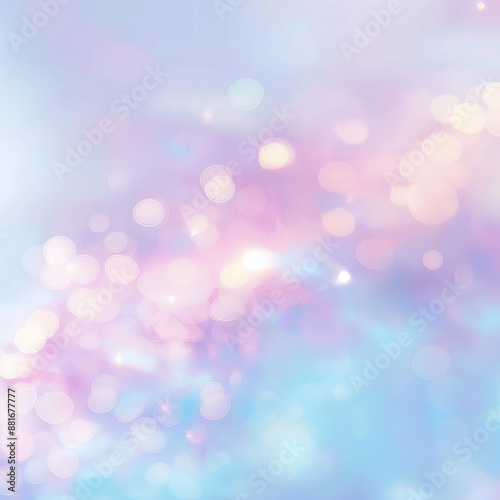 a soft, dreamy pastel background with a blend of light blue, pink, and purple hues.