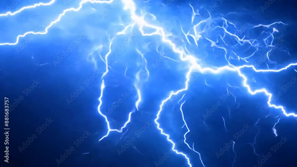 Crackling electricity symbolizing power, film overlay effect, motion elements, video effects