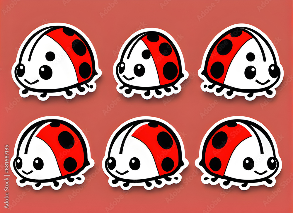 Fototapeta premium ladybug generative ai