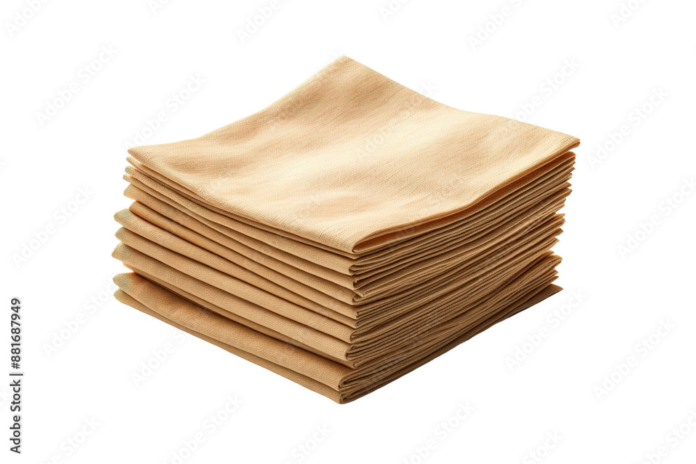 The Ethereal Dance of Folded Napkins on White or PNG Transparent Background. The Ethereal Dance of Folded Napkins on White or PNG Transparent Background.