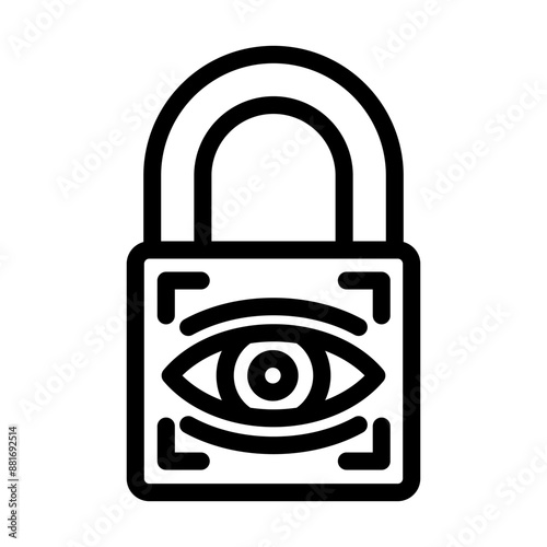 parental control product label caution line icon vector. parental control product label caution sign. isolated contour symbol black illustration