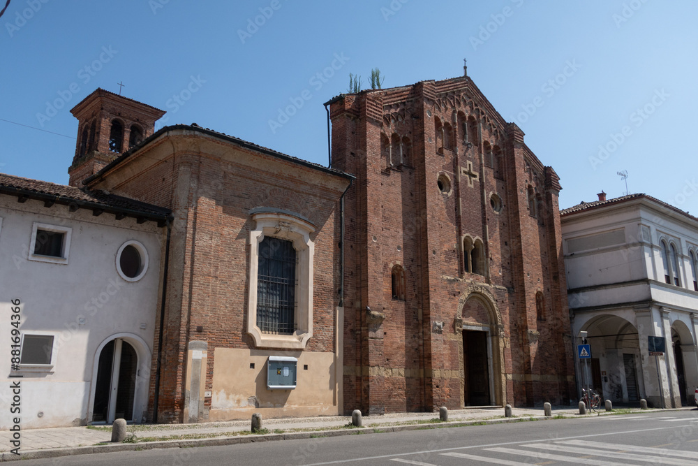 Pavia Santa Maria In Betlem church rural rock ancient