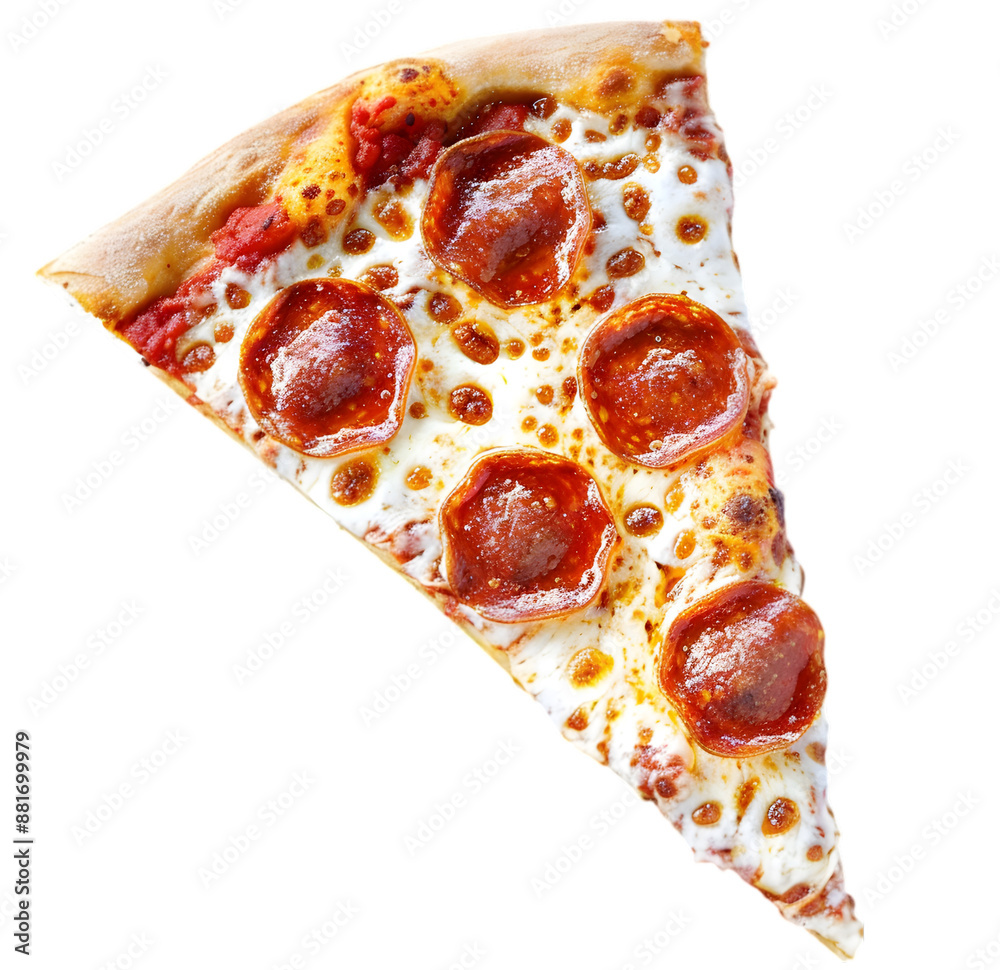 Slice of pizza, it looks delicious, isolated on Transparent background. Slice of pizza, it looks delicious, isolated on Transparent background.