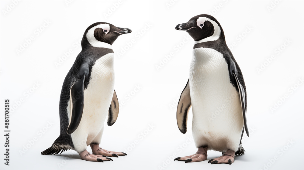 Fototapeta premium Penguin isolated on white background.