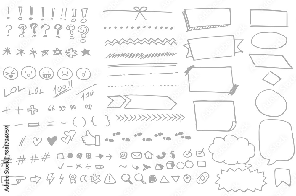 Hand draw annotation fountain pen ink bleeding bundle Hand draw annotation fountain pen ink bleeding bundle