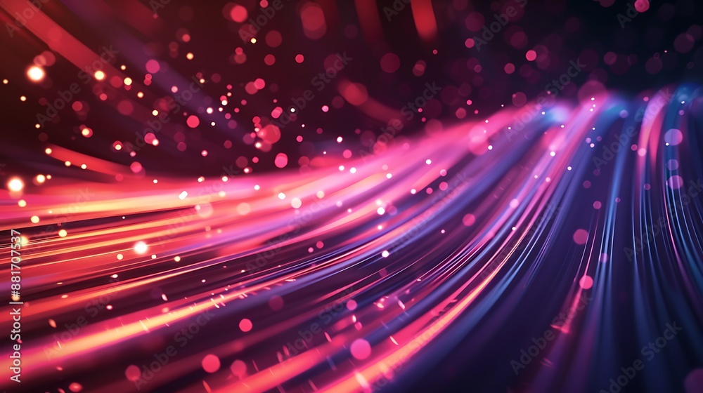 Obraz premium Abstract Cosmic Waves