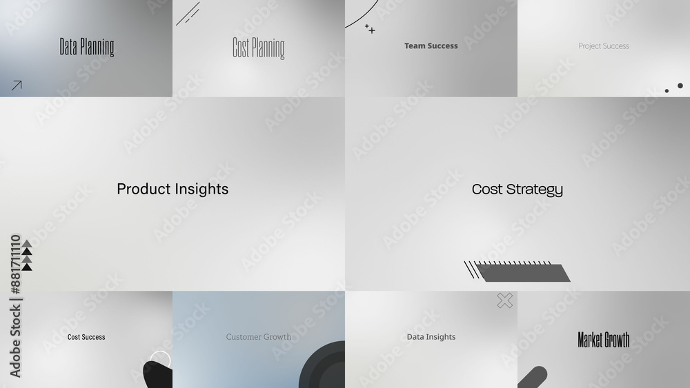 Minimal Corporate Titles | 10 Motion Titles with Control Panels Stock ...