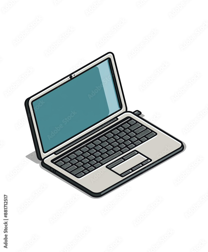 Linear illustration, flat illustration, a cute laptop, color grey and blue, white background, sharpie illustration, bold lines and solid colors, simple details, minimalist, woodblock print style, Linear illustration, flat illustration, a cute laptop, color grey and blue, white background, sharpie illustration, bold lines and solid colors, simple details, minimalist, woodblock print style,