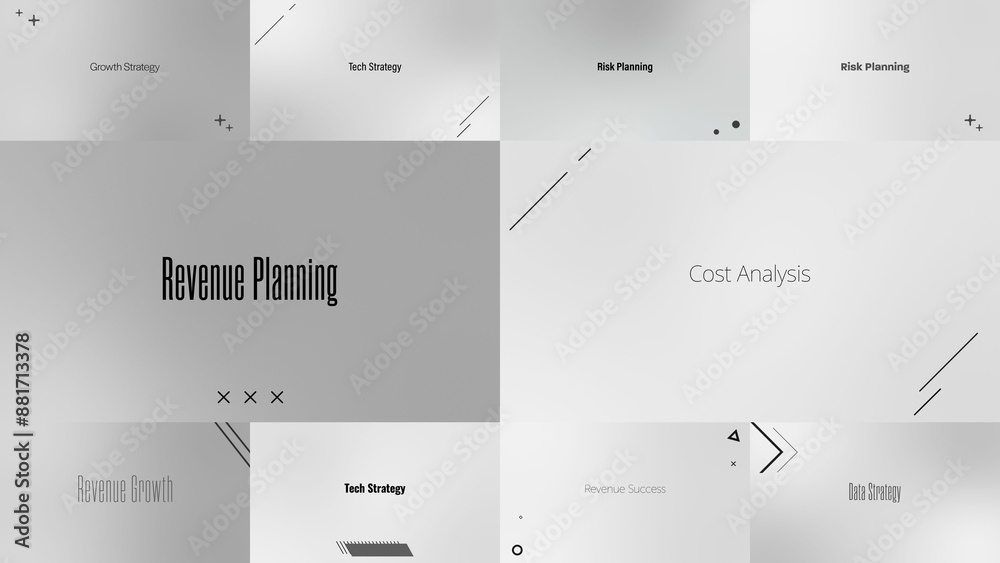 Minimalist Elegant Titles | 10 Motion Titles with Control Panels Stock ...