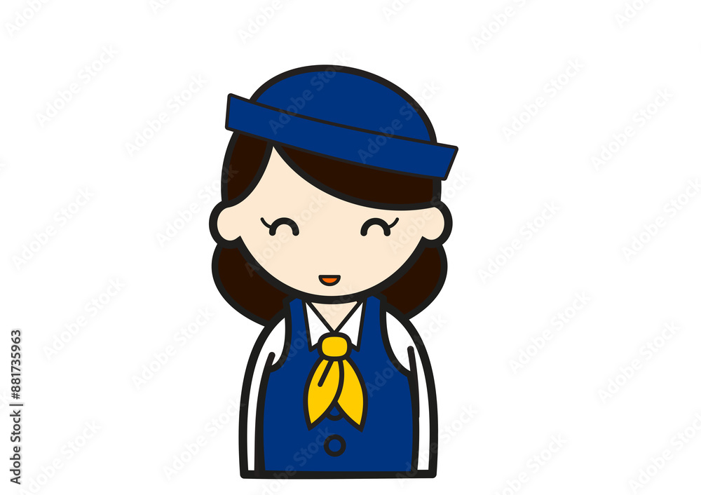 笑うバスガイドさん 笑うバスガイドさん