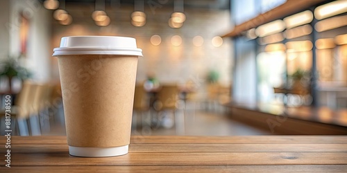 Obraz na płótnie Free PSD mockup of a cup of takeaway coffee, mockup, cup, coffee, takeaway, PSD, free, template, branding, design w salonie