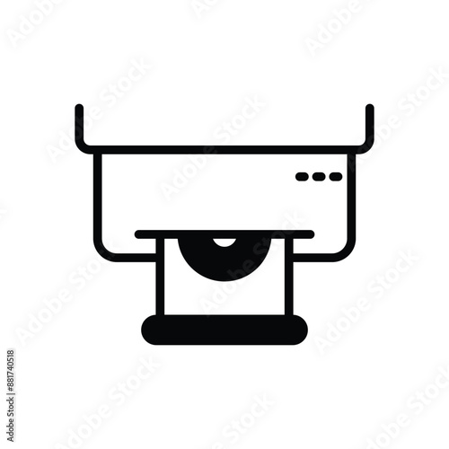 Optical drive vector icon