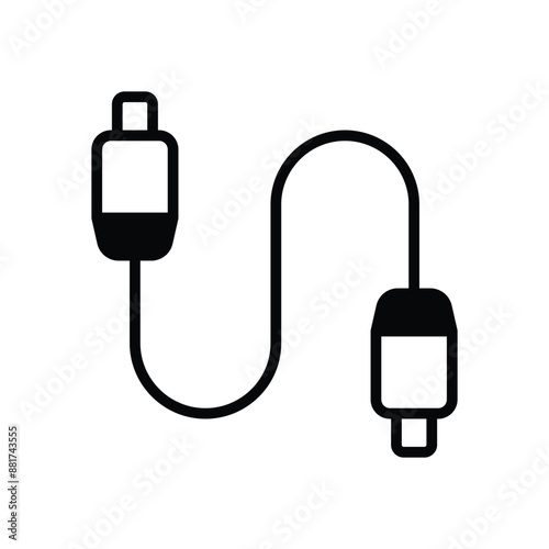Serial port vector icon