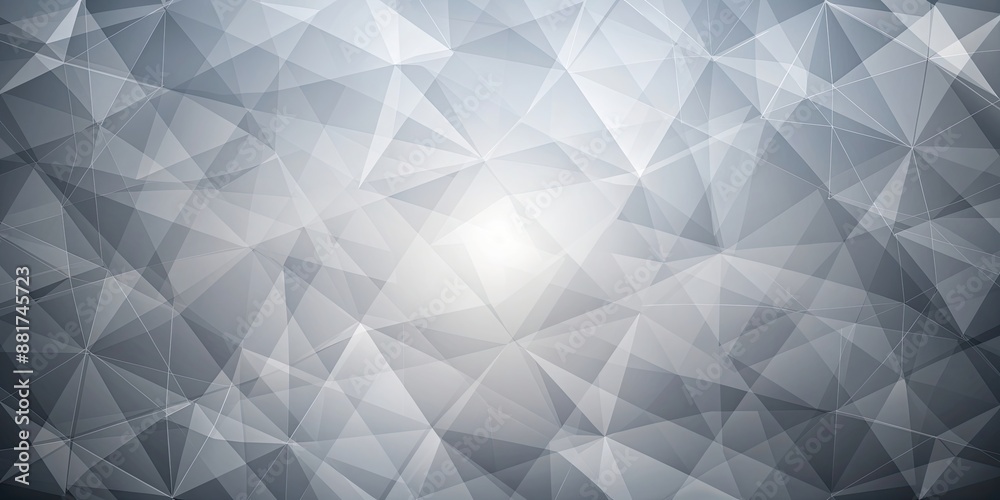 Obraz premium Geometric abstract background with flow effect in gray color, geometric, abstract, background, flow effect, pattern, gray