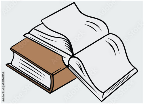 Stacks of books for reading, piles of textbooks for education. Set of literature, dictionaries, encyclopedias, planners with bookmarks. Colored flat vector illustration isolated on a white background