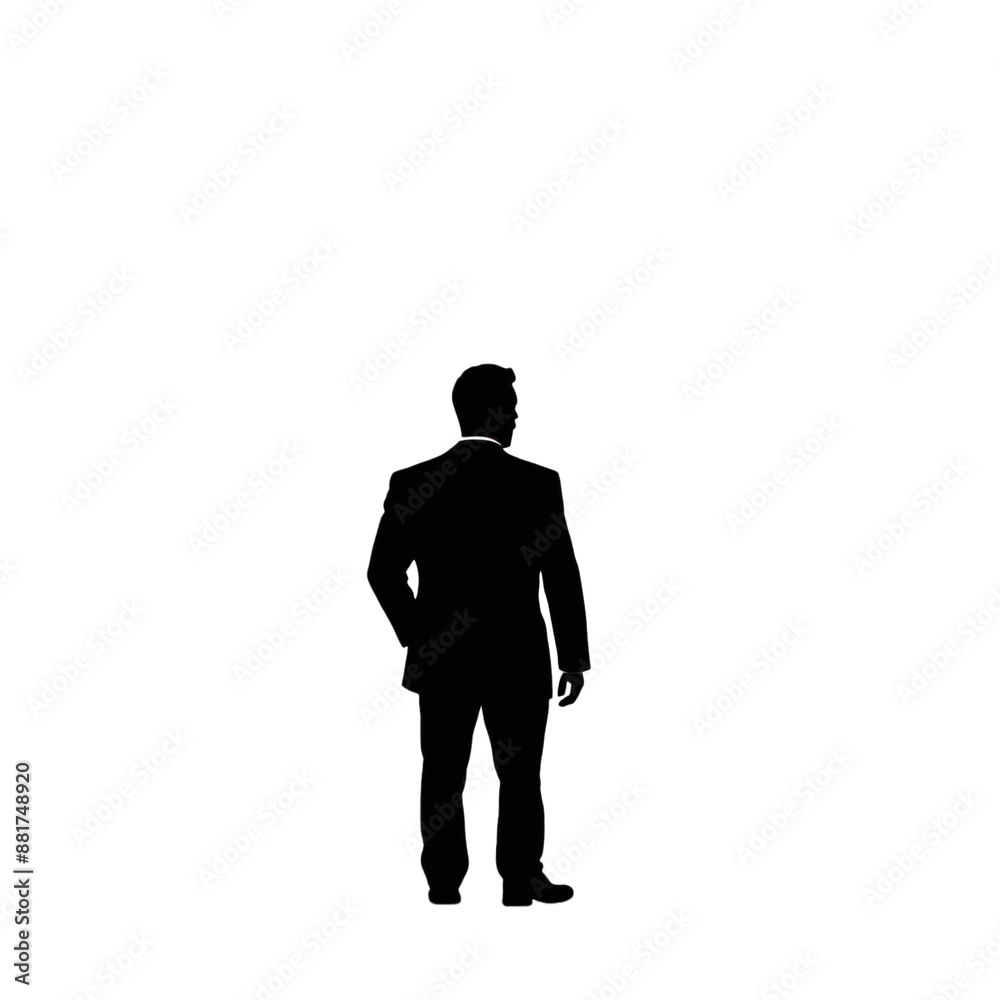 silhouette of a professional person on a transparent background silhouette of a professional person on a transparent background