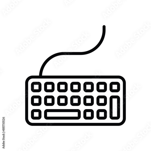 Keyboard vector icon