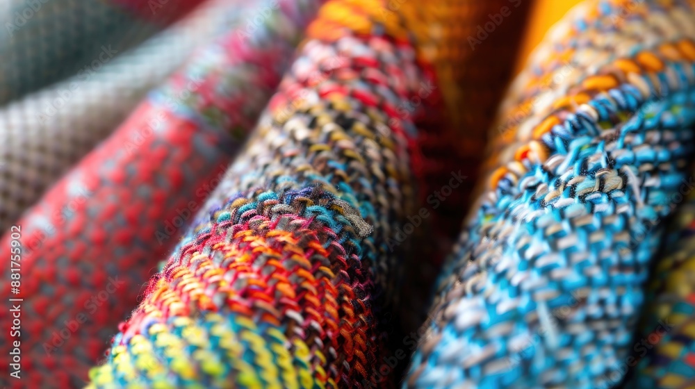 Close up of textile texture in fashionable garments Close up of textile texture in fashionable garments