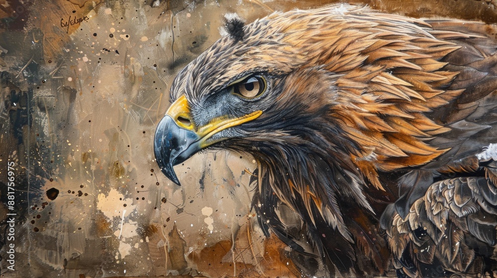 Fototapeta premium Close up of a Golden Eagle