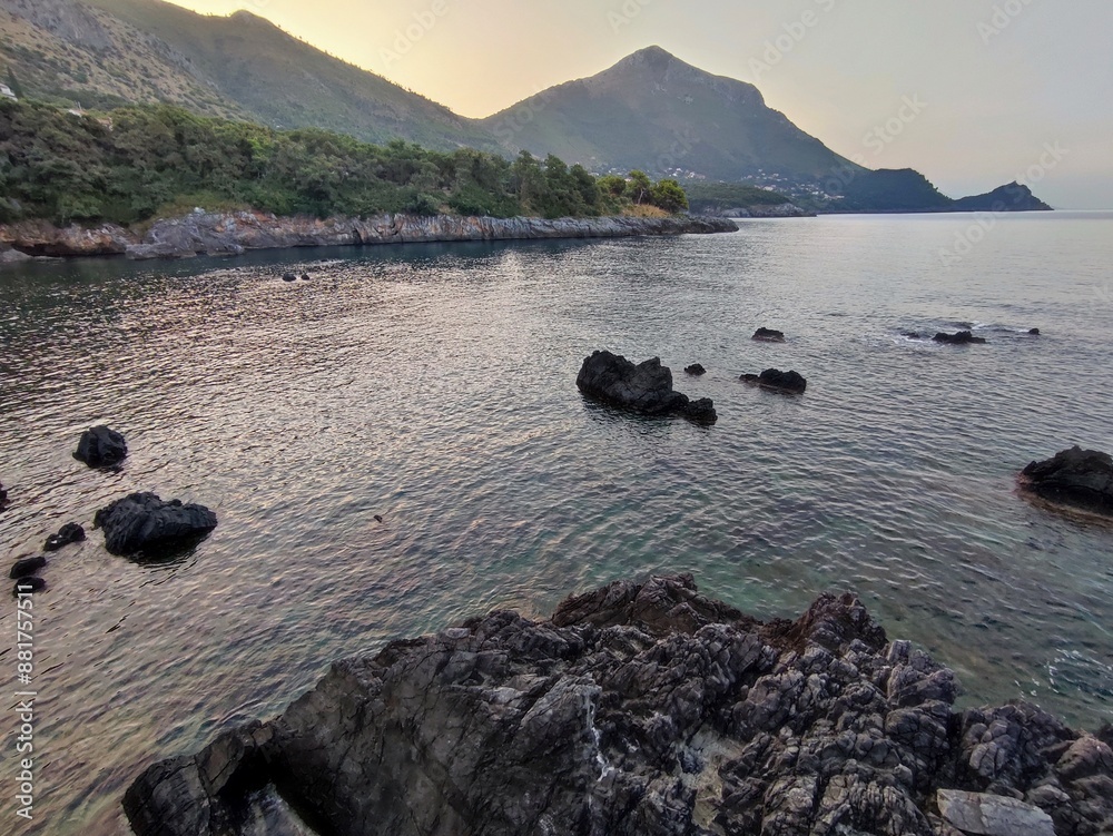 Maratea - Baia di Calavecchia all'alba
