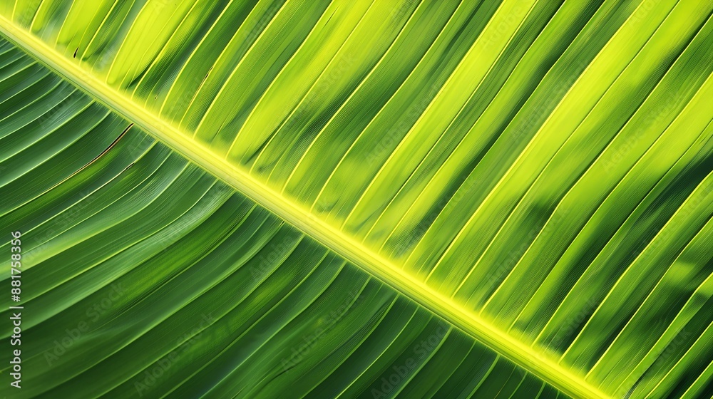banana leaf texture close up : Generative AI banana leaf texture close up : Generative AI