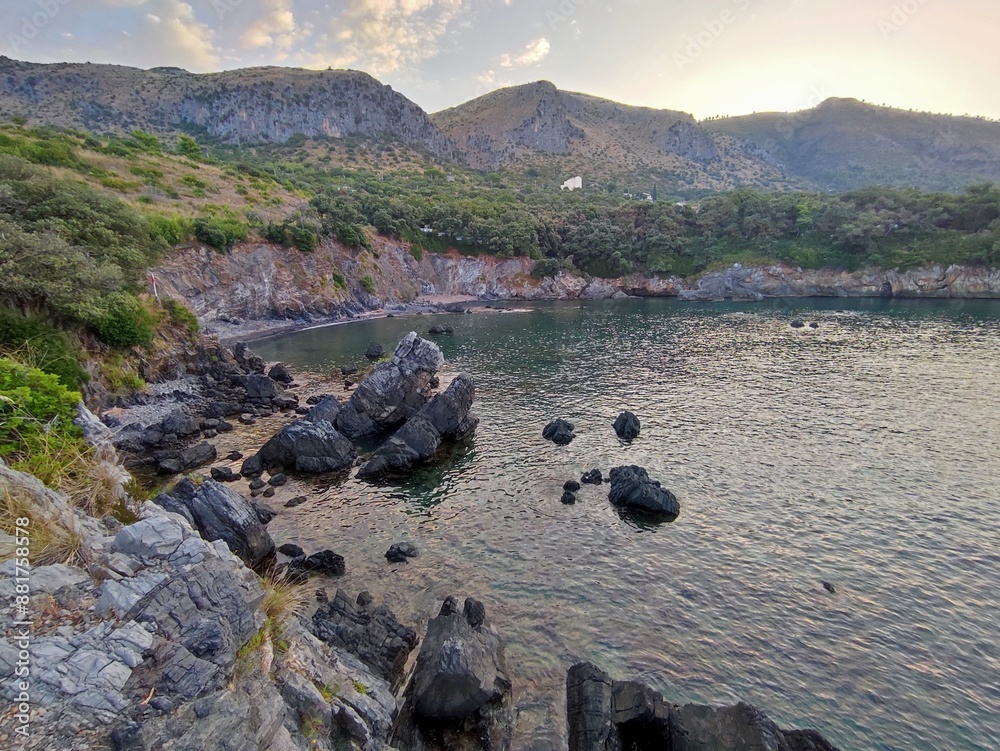 Maratea - Spiaggia di Calavecchia all'alba