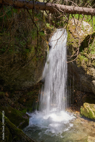 Waterfall in the mountains