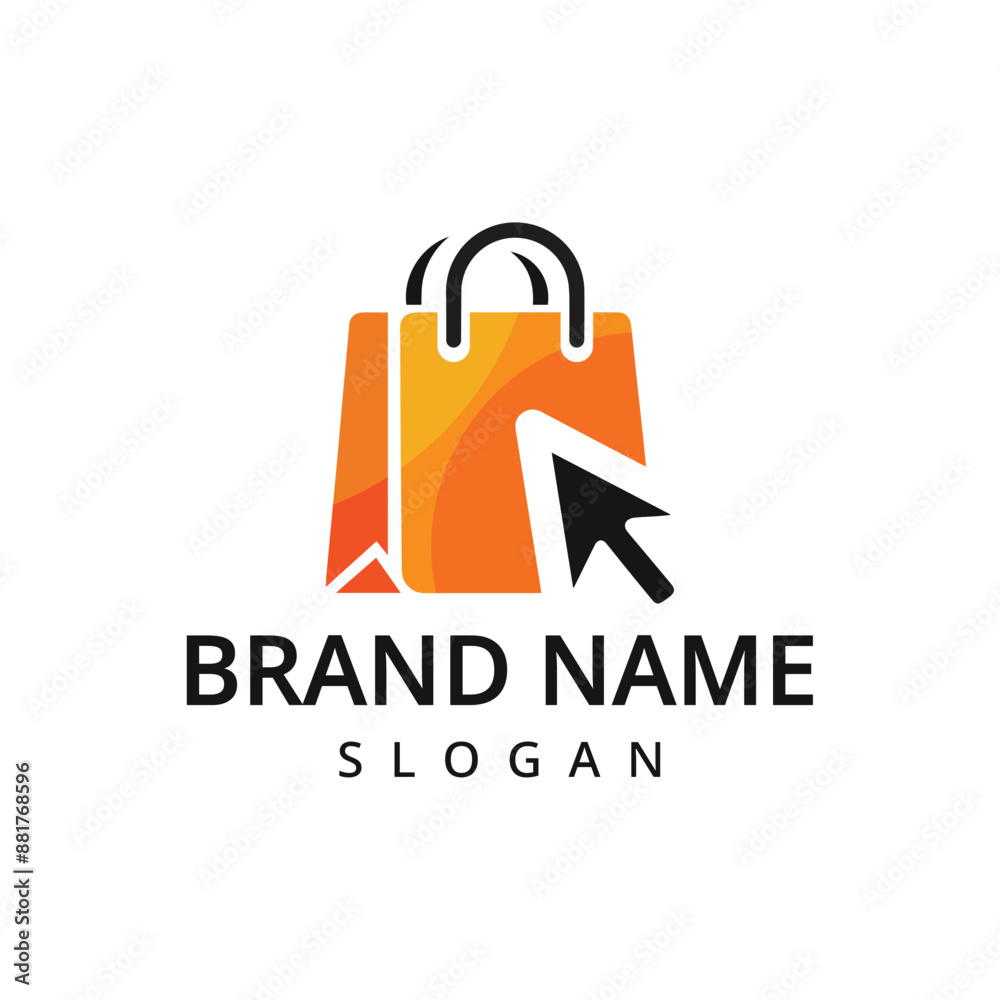 Shop logo, Shopping bag logo design, Online Shop logo vector template Shop logo, Shopping bag logo design, Online Shop logo vector template