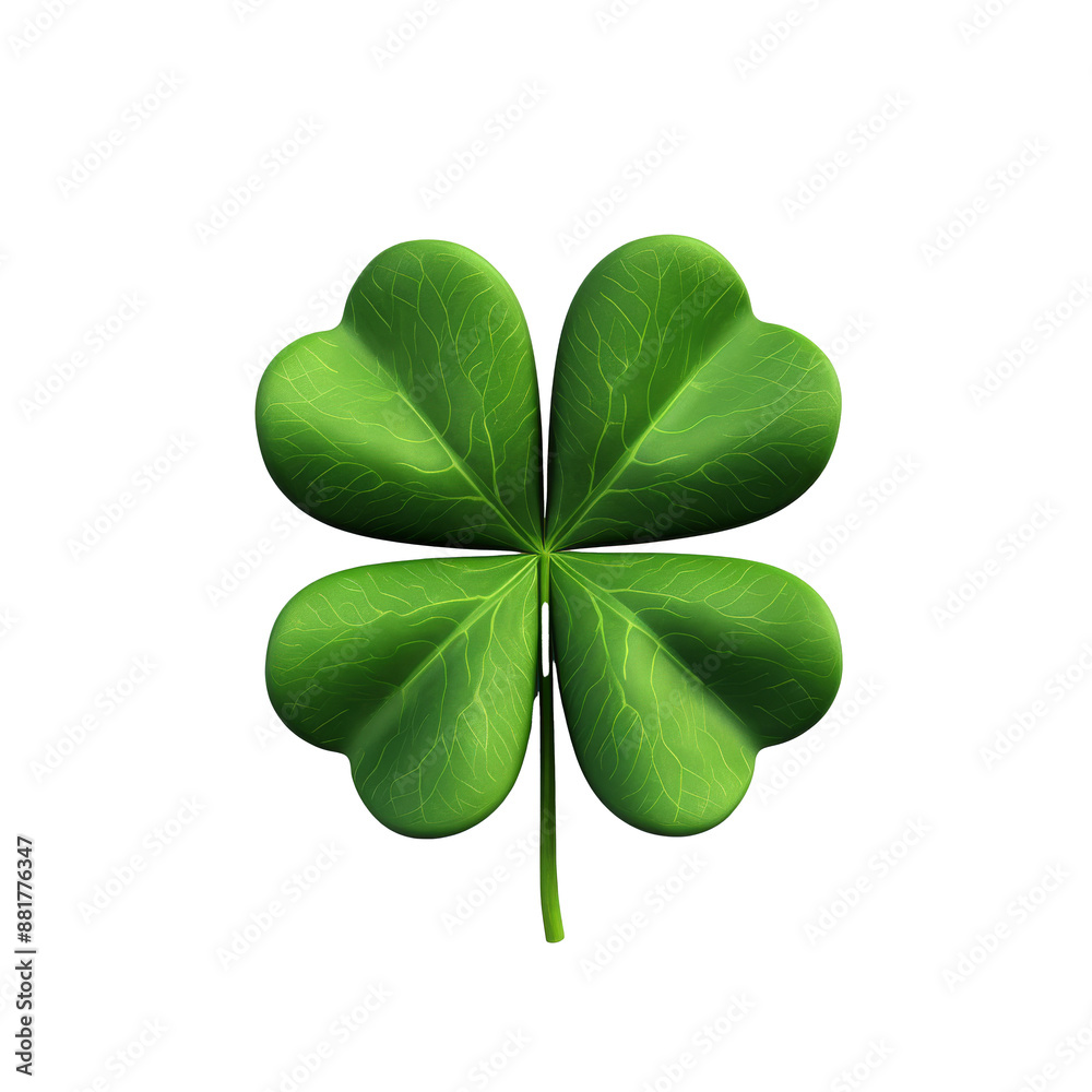 clover leaf isolated on white background clover leaf isolated on white background