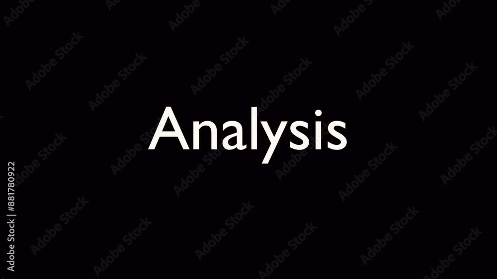 Ideas action and business related words animation