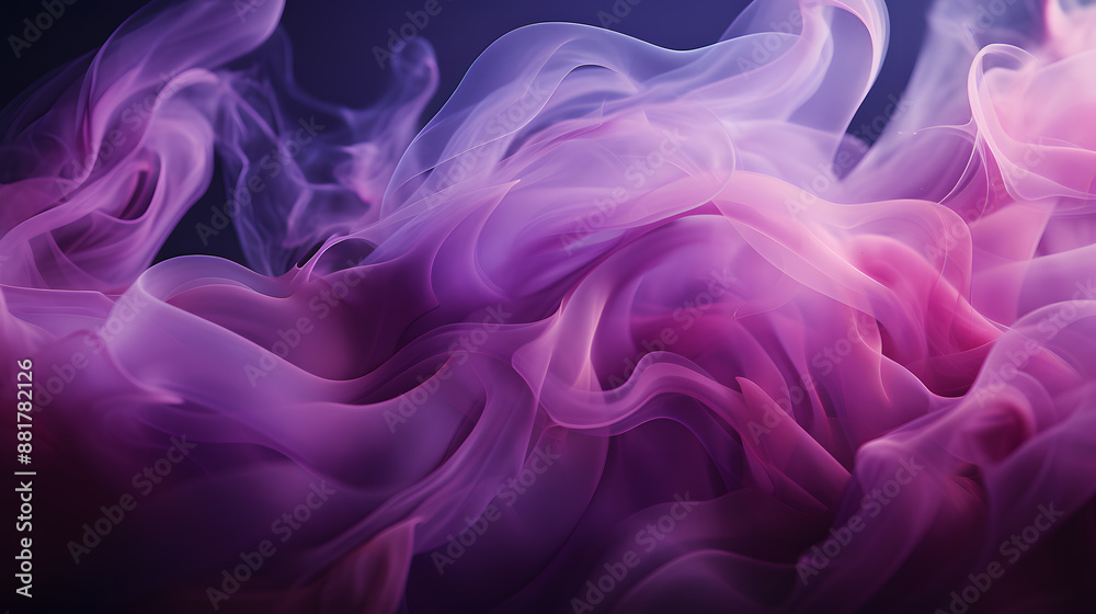 abstract graphic illustration of abstract purple fluid wave smoke, form, patterns, and textures in shades of color mood and tone on black background abstract graphic illustration of abstract purple fluid wave smoke, form, patterns, and textures in shades of color mood and tone on black background