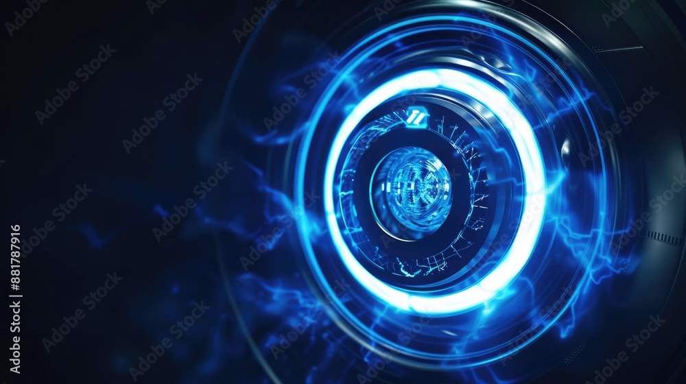 Blue Future. Powering Future Technology with Electric Energy and Eco-friendly Tech Blue Future. Powering Future Technology with Electric Energy and Eco-friendly Tech