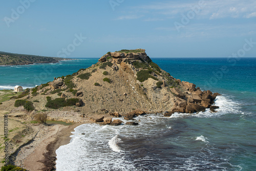 Magnificent bays of Cyprus.View from above of the bays on the island of Cyprus.