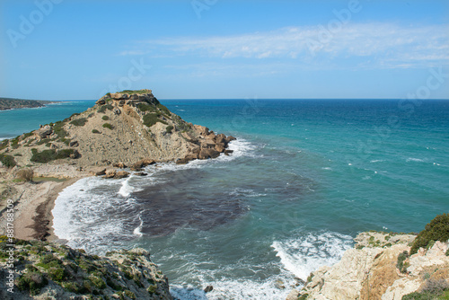 Magnificent bays of Cyprus.View from above of the bays on the island of Cyprus.