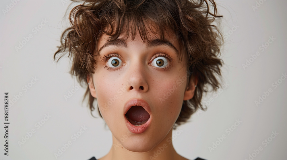 An image depicting surprise with wide eyes and an open mouth, set against a light background.
An image depicting surprise with wide eyes and an open mouth, set against a light background.