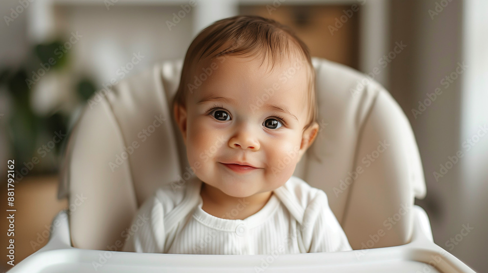 Baby under one, seated on a light chair, softly smiling with natural light emphasizing facial features. Light background enhances purity and joy.
Baby under one, seated on a light chair, softly smiling with natural light emphasizing facial features. Light background enhances purity and joy.