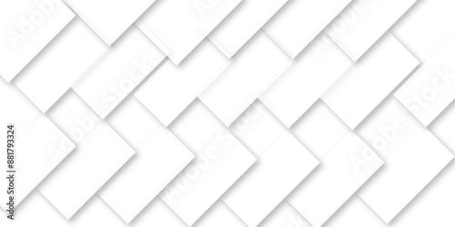 White abstract tringle shapes background .modern technology rectangle geometric line pattern design .white color geometric creative template vector background .