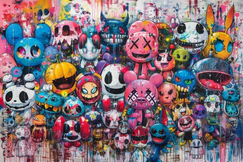 A Colorful Ensemble of Imaginary Characters
