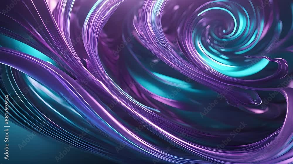Abstract digital artwork with fluid blue Abstract digital artwork with fluid blue