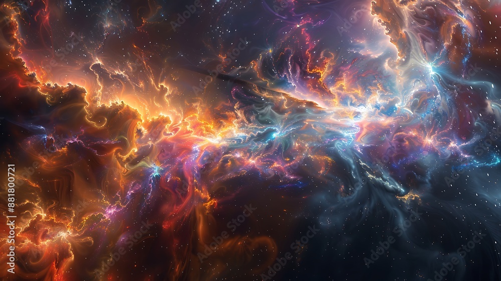 explosion in space explosion in space