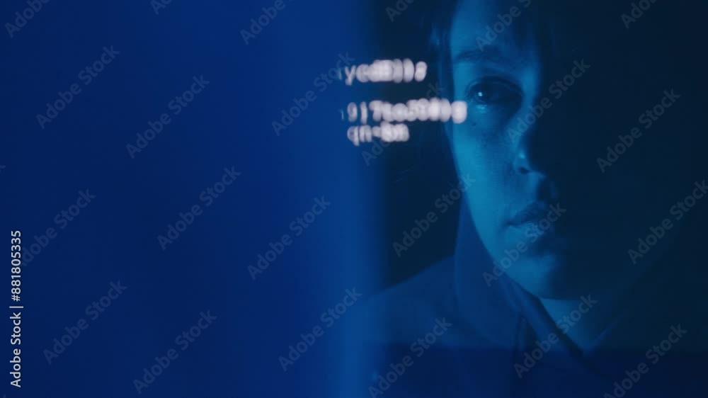 A close-up shot of a computer screen displaying code, with the ...