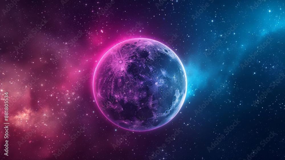 A stunning vibrant image of a colorful planet in deep space, showcasing cosmic beauty and the wonders of the universe. A stunning vibrant image of a colorful planet in deep space, showcasing cosmic beauty and the wonders of the universe.