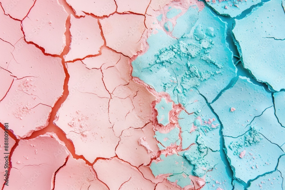 Dry riverbed, close-up of cracked ground close up, pastel color background, vibrant, Fusion, abandoned farmland Dry riverbed, close-up of cracked ground close up, pastel color background, vibrant, Fusion, abandoned farmland