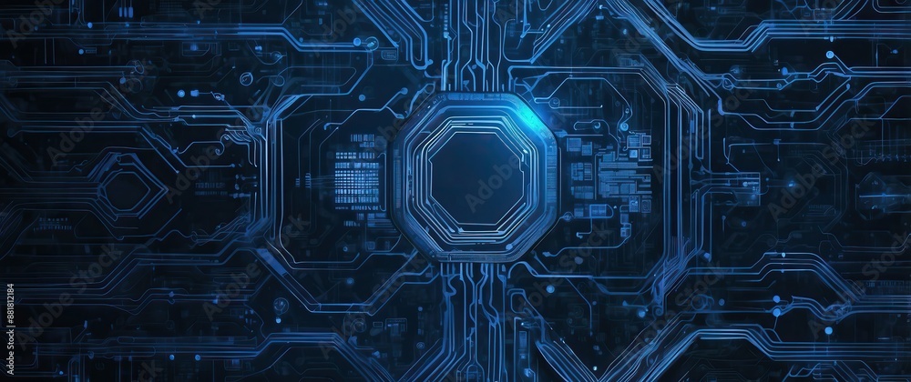 A glowing blue circuit board pattern, symbolizing technology and innovation Perfect for tech themes, cyber events, and futuristic concepts A glowing blue circuit board pattern, symbolizing technology and innovation Perfect for tech themes, cyber events, and futuristic concepts