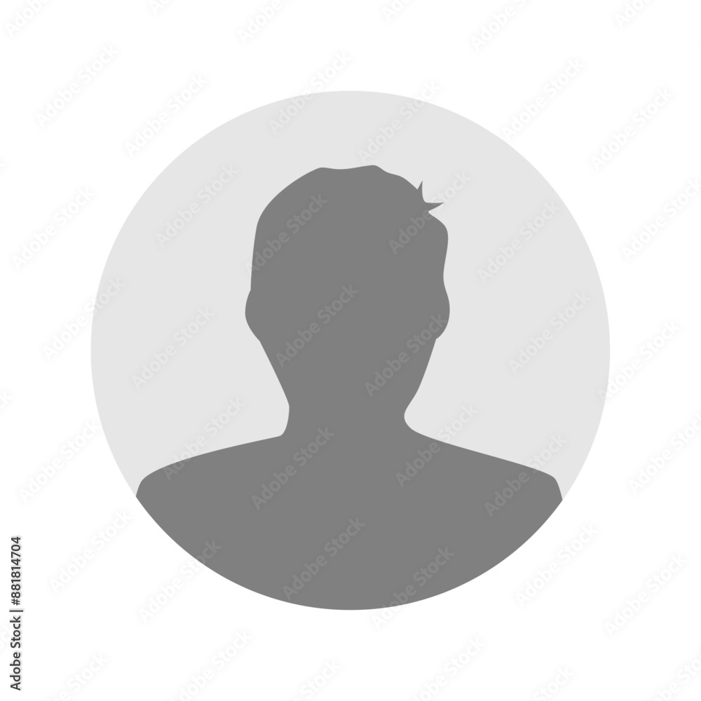 Vector flat illustration in grayscale. Avatar, user profile, person icon, gender neutral silhouette, profile picture. Suitable for social media profiles, icons, screensavers and as a template. Vector flat illustration in grayscale. Avatar, user profile, person icon, gender neutral silhouette, profile picture. Suitable for social media profiles, icons, screensavers and as a template.